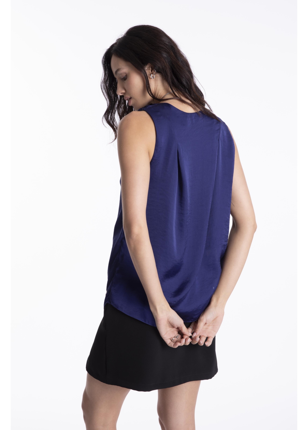 Blusa Lady Broken Bandana Purple Blue