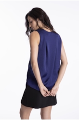 Blusa Lady Broken Bandana Purple Blue