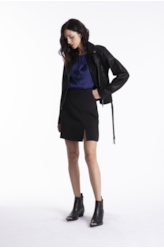 Blusa Lady Broken Bandana Purple Blue