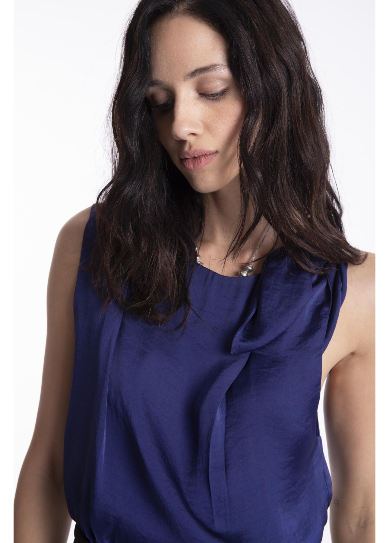 Blusa Lady Broken Bandana Purple Blue