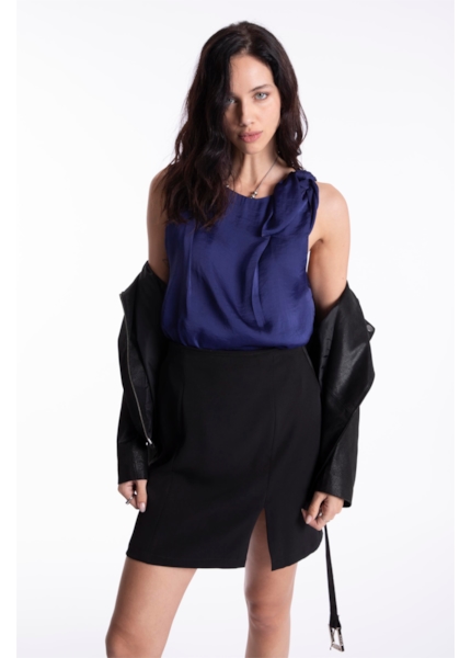 Blusa Lady Broken Bandana Purple Blue