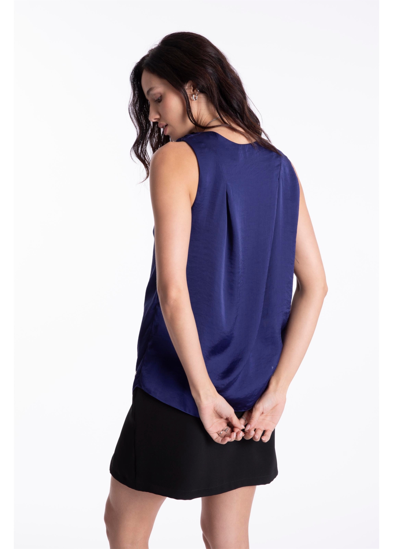 Blusa Lady Broken Bandana Purple Blue