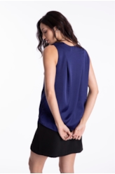 Blusa Lady Broken Bandana Purple Blue