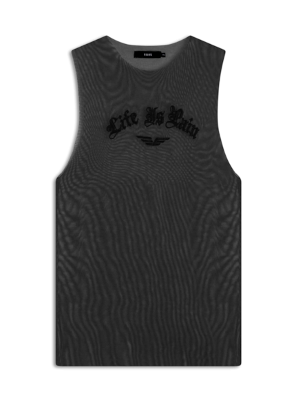 Blusa Life Is Pain Ellus Preto