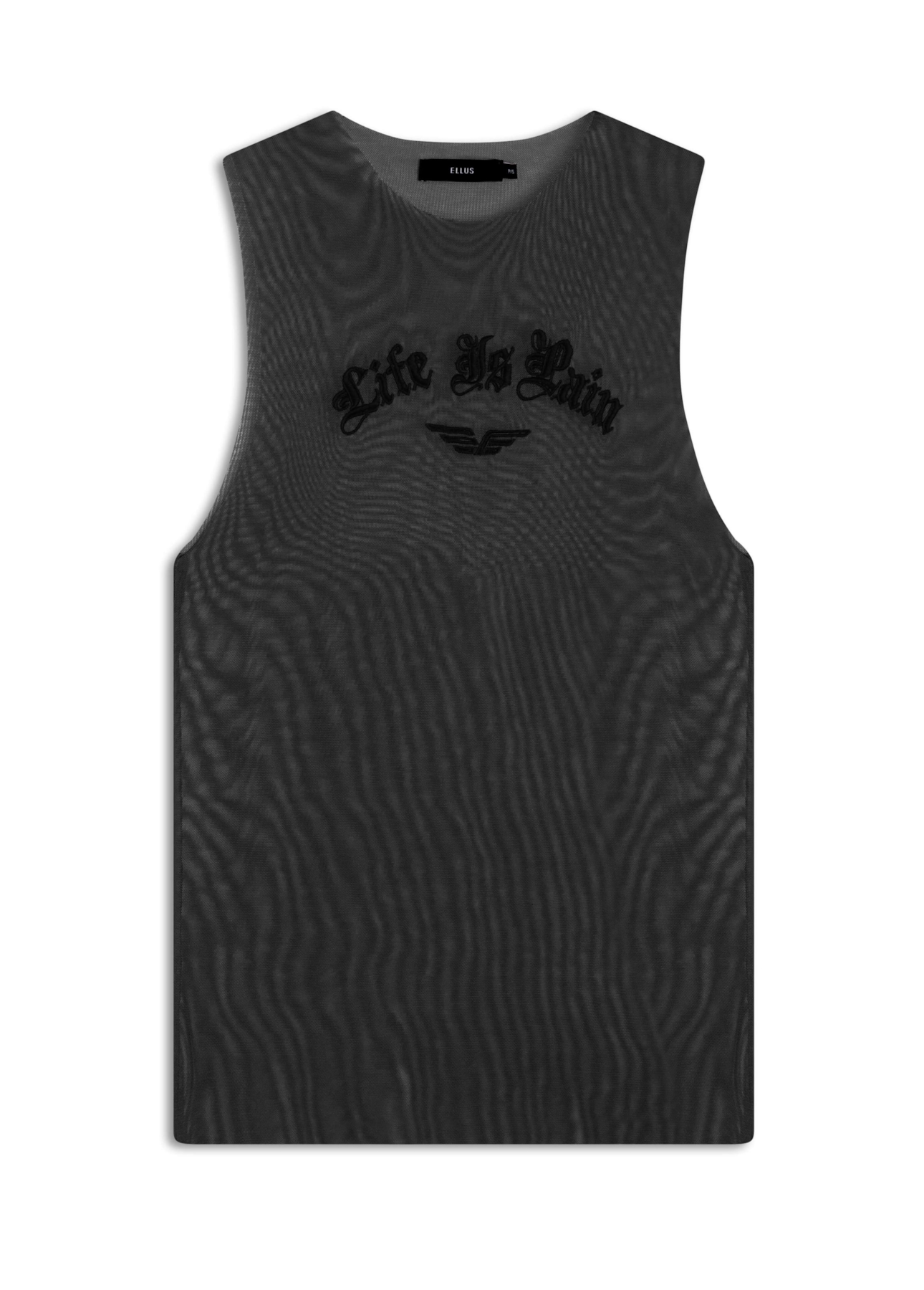 Blusa Life Is Pain Ellus Preto