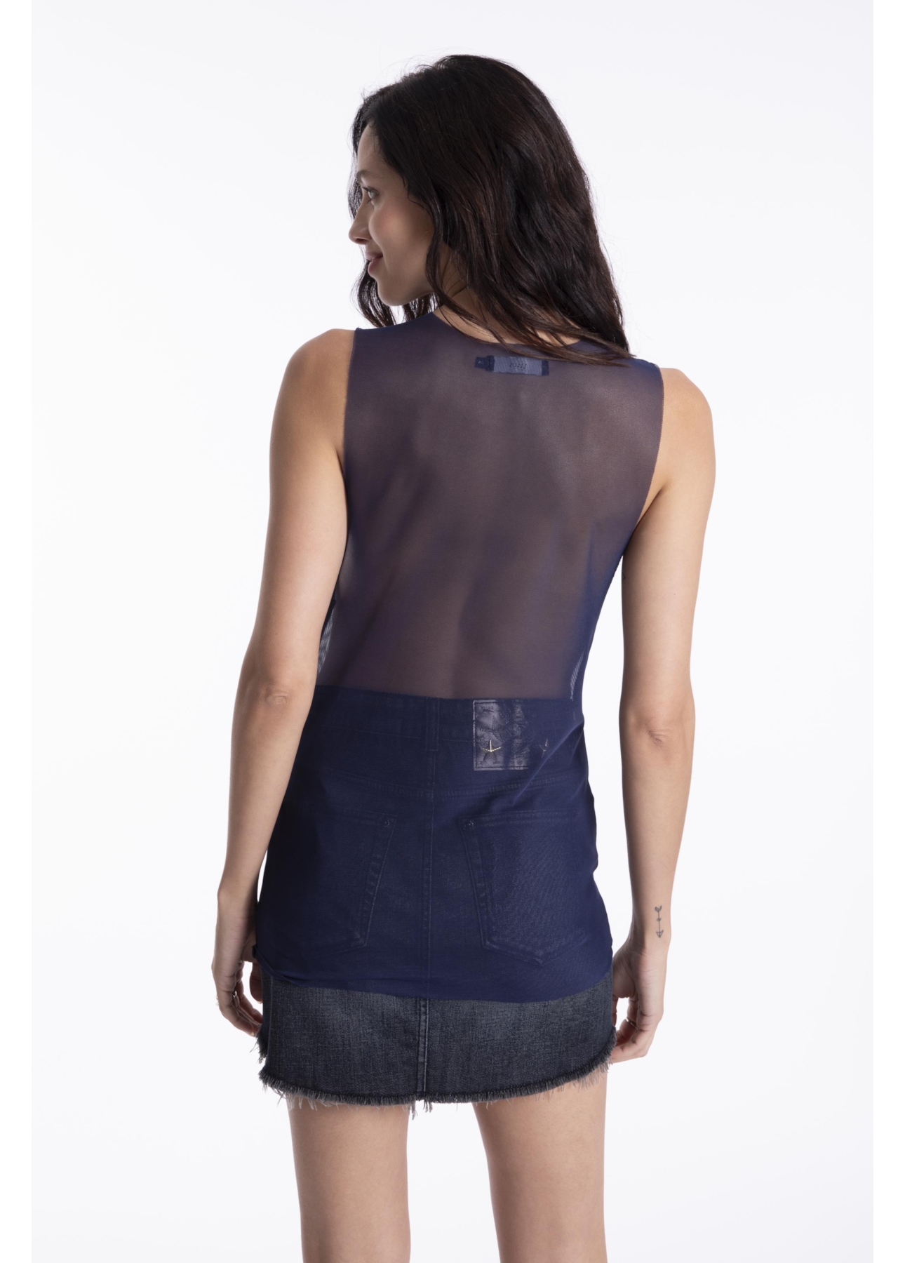 Blusa Life Is Pain Ellus Purple Blue