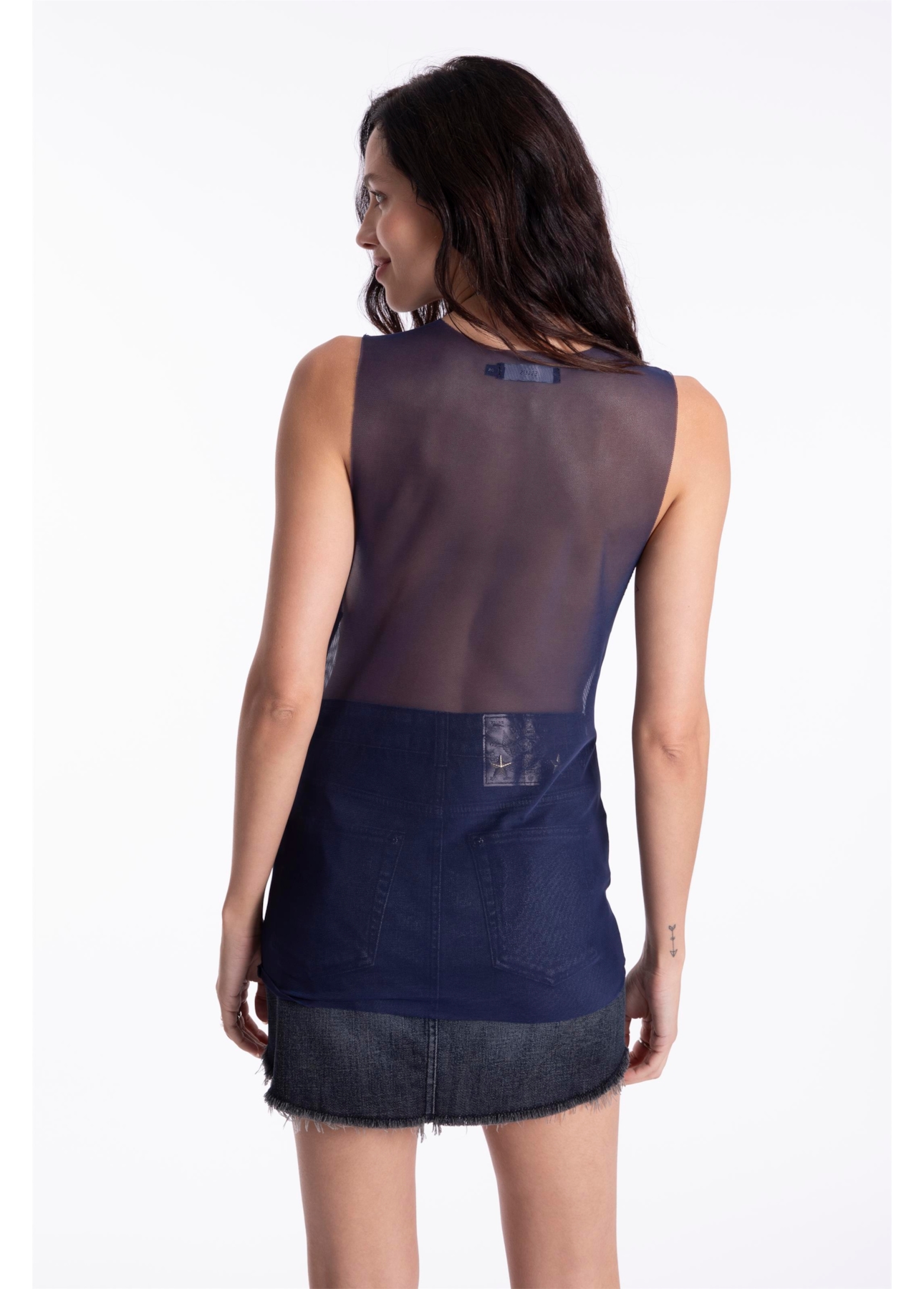 Blusa Life Is Pain Ellus Purple Blue
