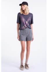 Blusa Light Rib Eagle Loose Plumbo