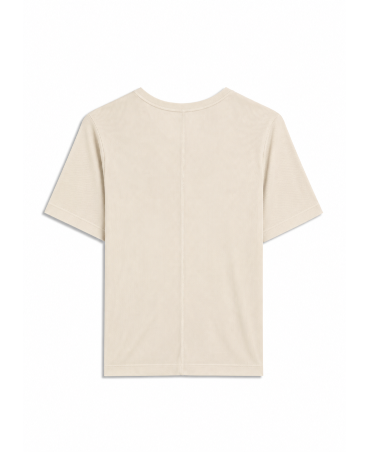 Blusa Light Rib Ellus Classic Slim Dec v Gelo