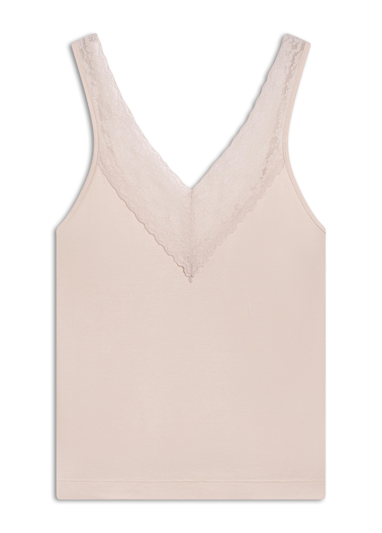 Blusa Light Rib Lace Strappy Sandy