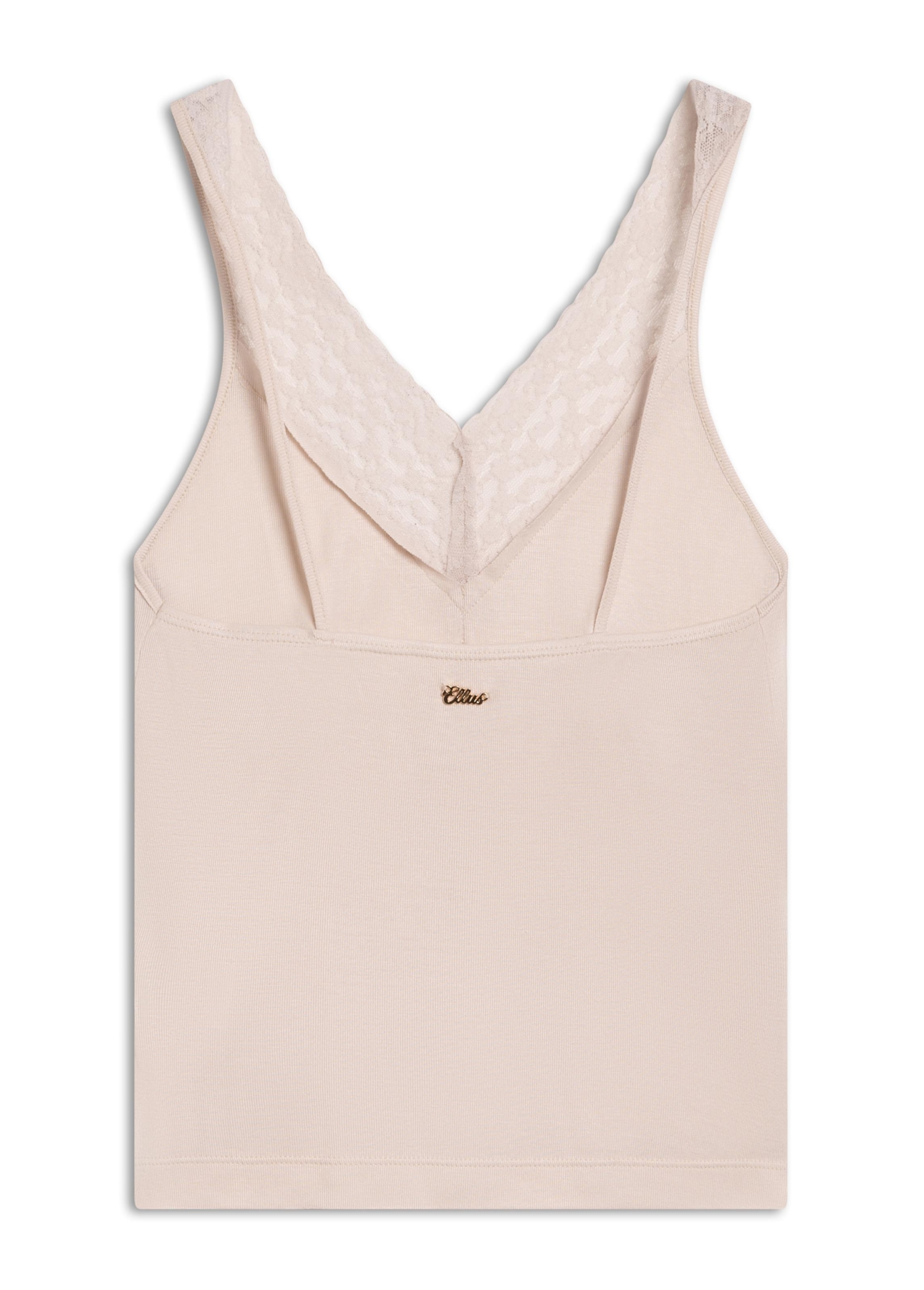 Blusa Light Rib Lace Strappy Sandy