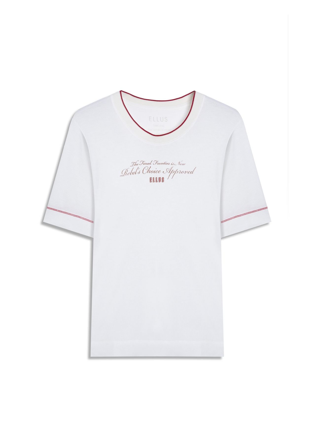 Blusa Light Rib Rebels Choice Boxy Off White