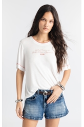 Blusa Light Rib Rebels Choice Boxy Off White