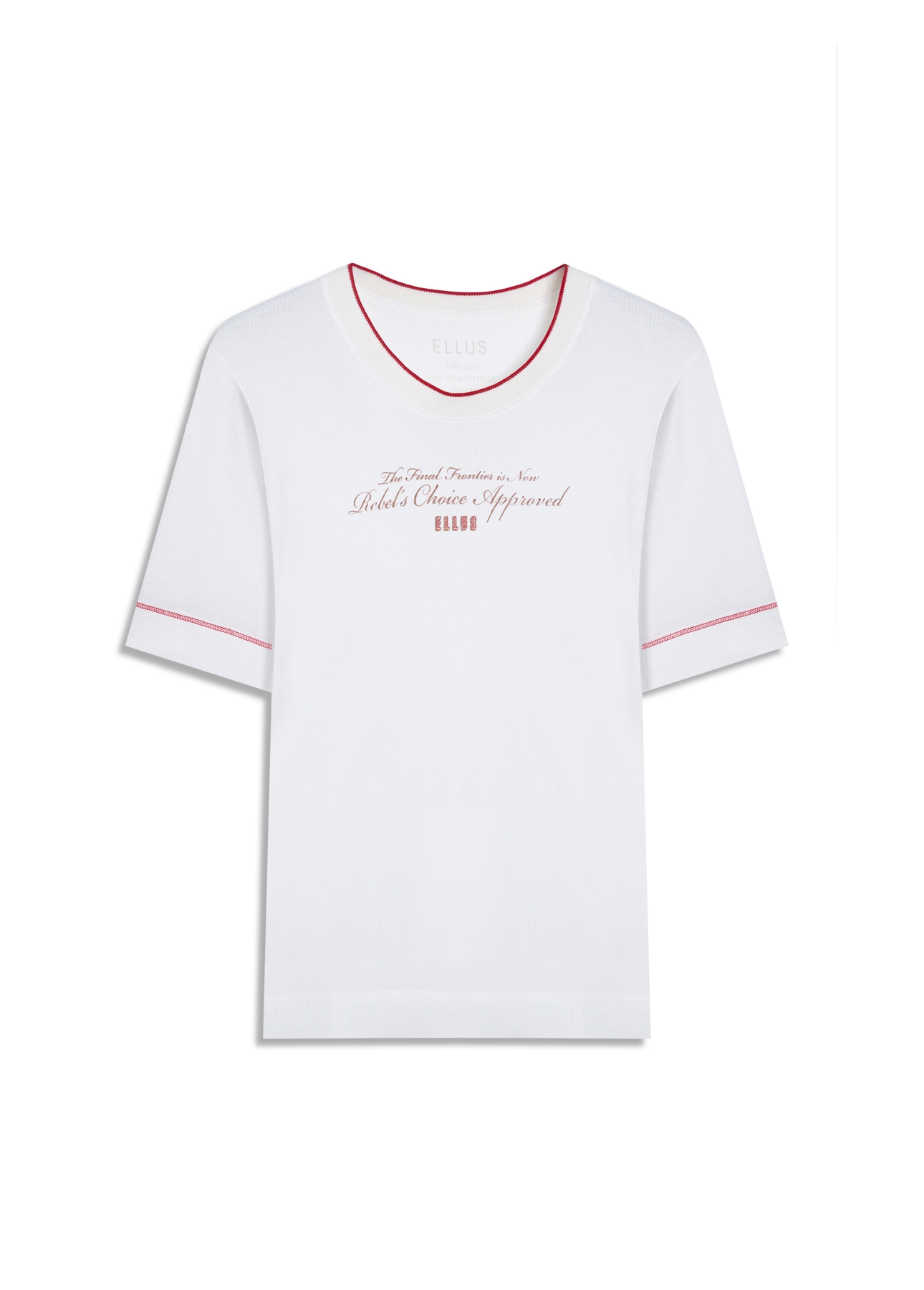 Blusa Light Rib Rebels Choice Boxy Off White