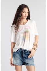 Blusa Light Rib Salt & Cliffs Boxy Off White