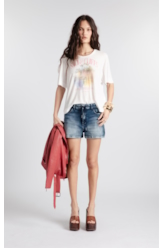 Blusa Light Rib Salt & Cliffs Boxy Off White