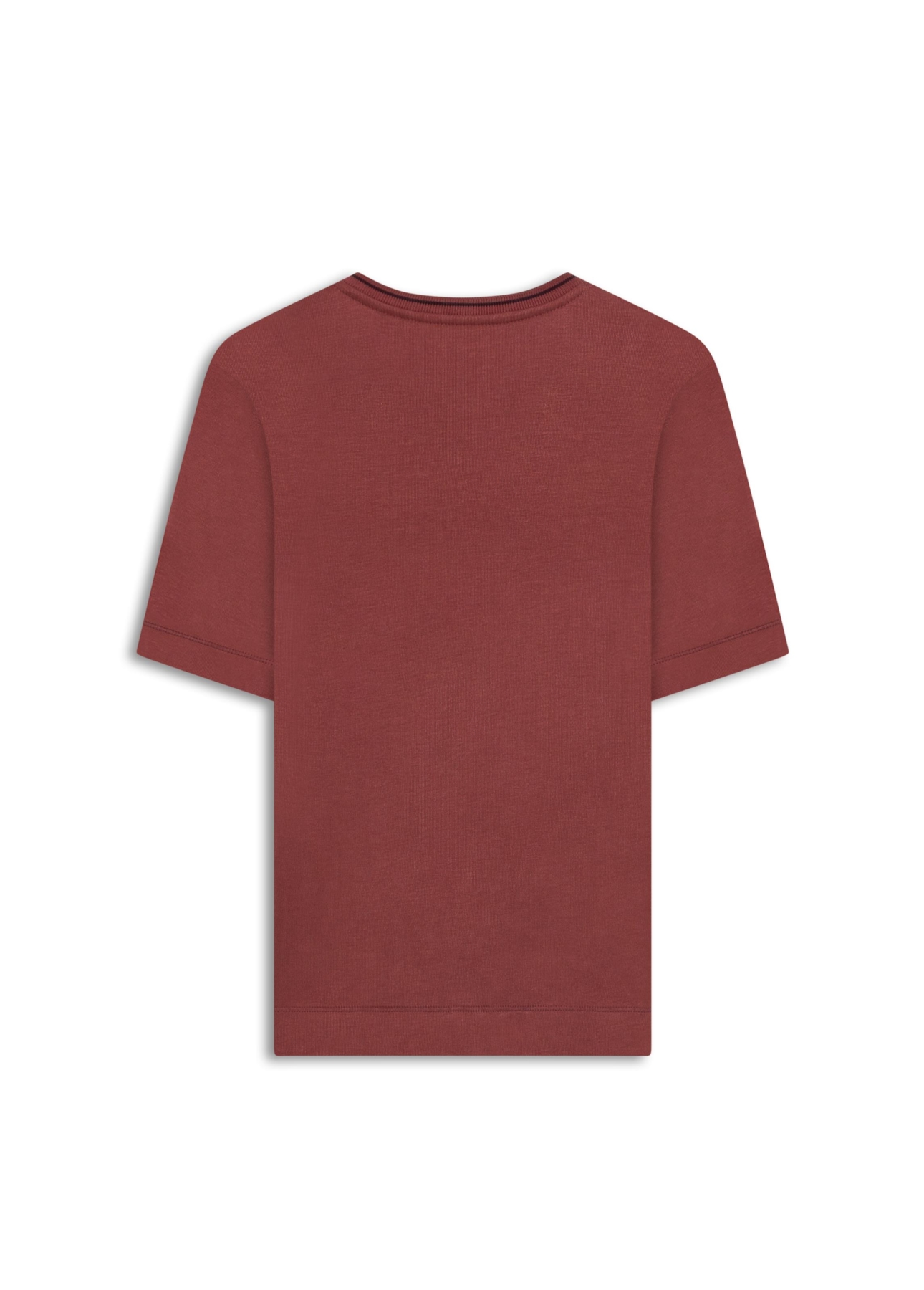 Blusa Light Rib Semirose Bordeaux