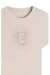 Blusa Light Rib Stencil Glow Tokyo Sandy
