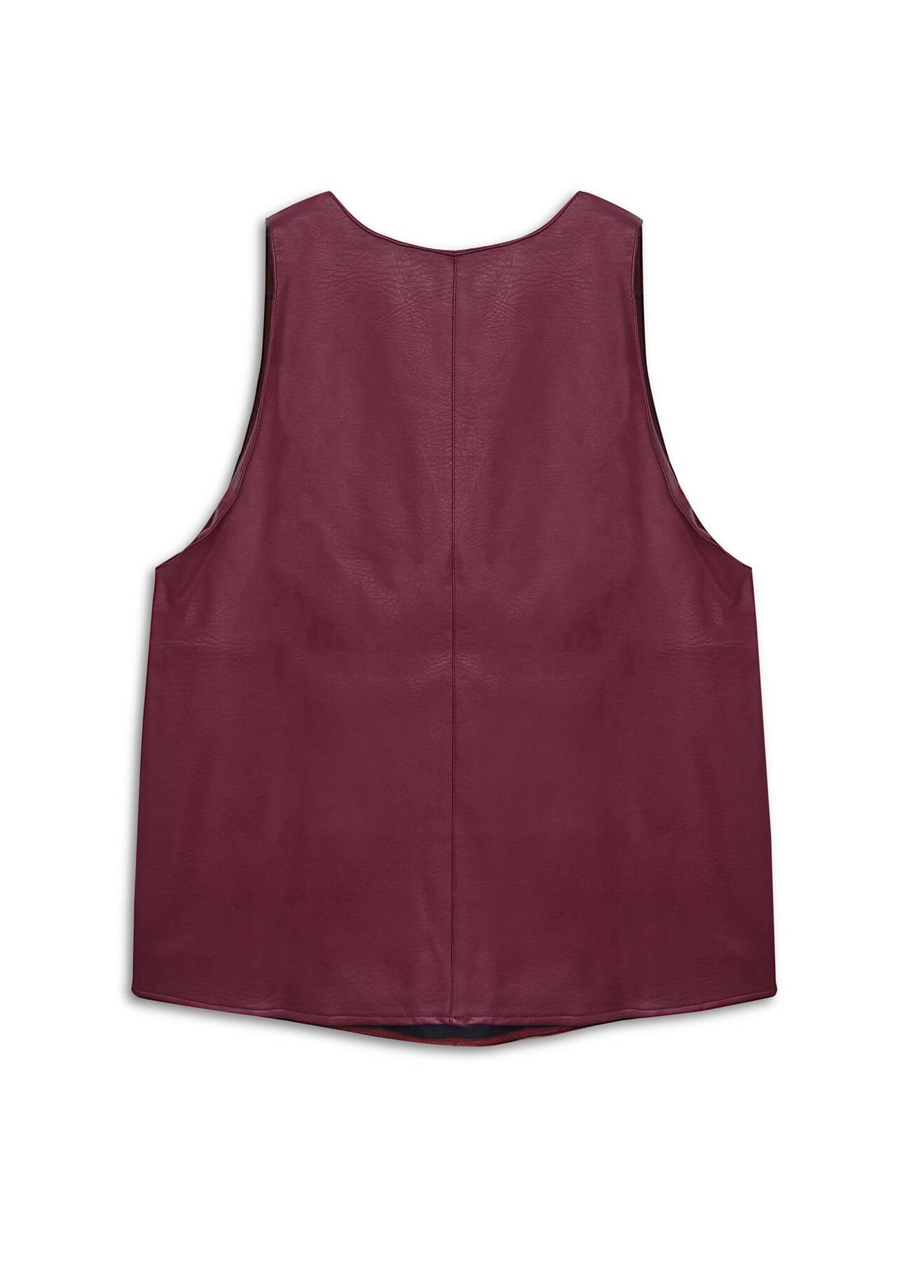 Blusa Like Neck Trapezio Beringela