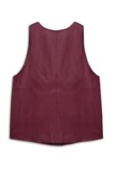 Blusa Like Neck Trapezio Beringela