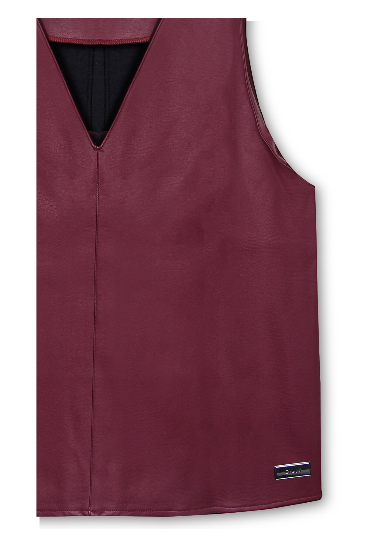 Blusa Like Neck Trapezio Beringela
