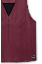 Blusa Like Neck Trapezio Beringela