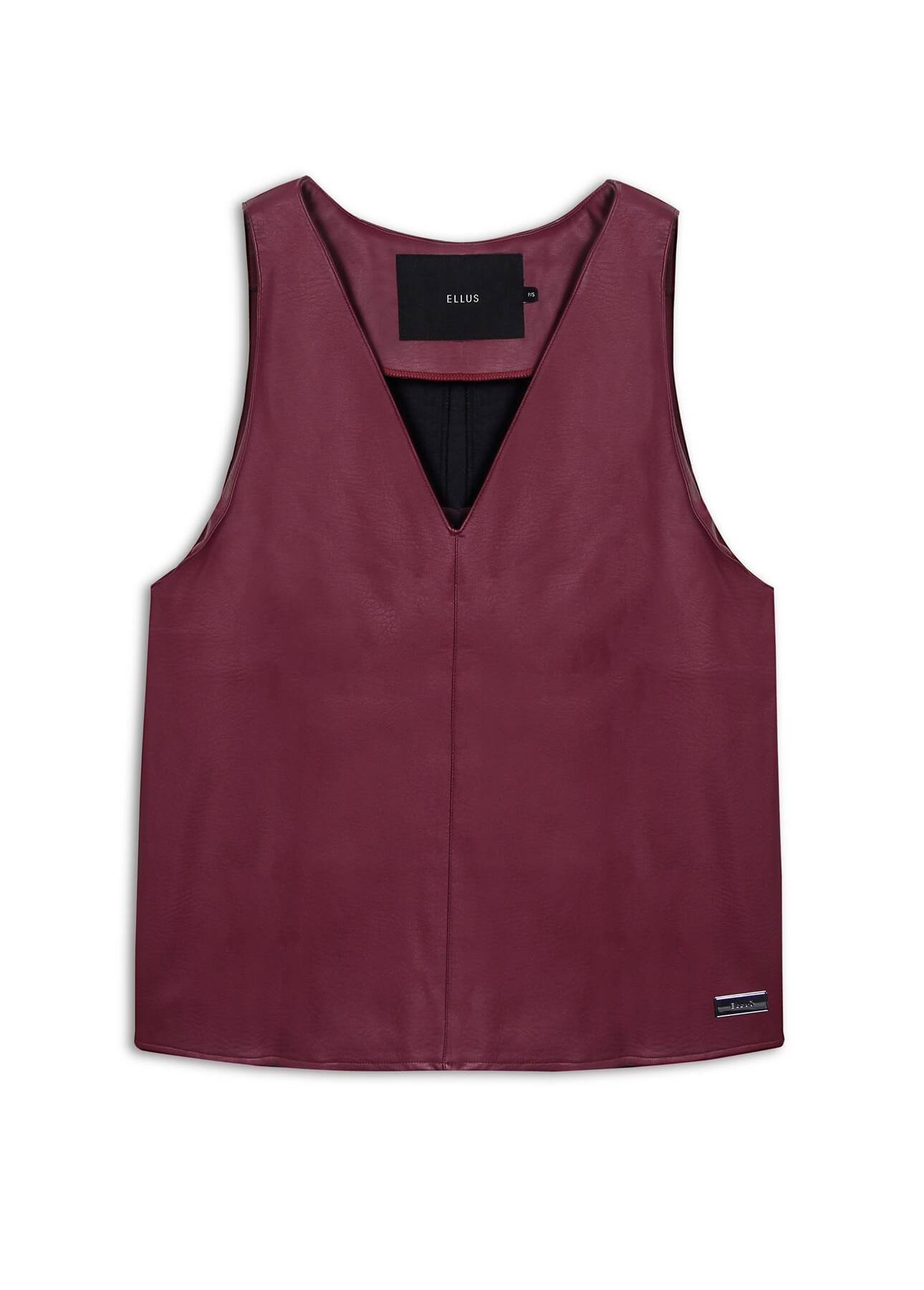 Blusa Like Neck Trapezio Beringela