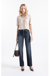 Blusa Linen Floral Bloom Natural