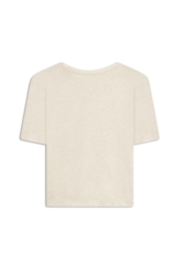 Blusa Linen Floral Bloom Natural