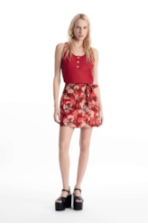 Blusa Linen Fresh Sleeveless Vermelho