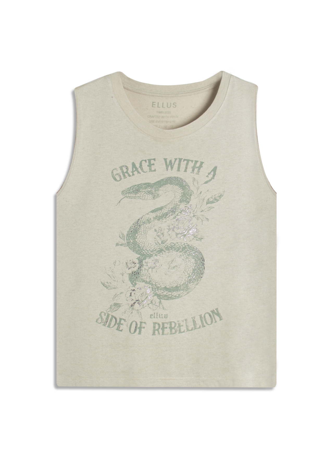 Blusa  Linen Grace Rebellion Verde Oliva