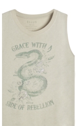 Blusa  Linen Grace Rebellion Verde Oliva