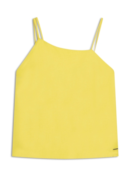 Blusa Maite Alça Dupla Vintage Lemon