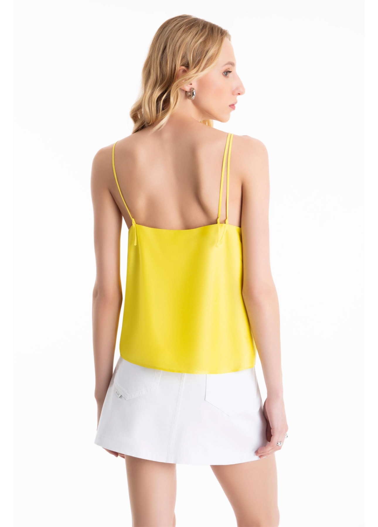 Blusa Maite Alça Dupla Vintage Lemon