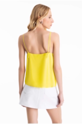 Blusa Maite Alça Dupla Vintage Lemon