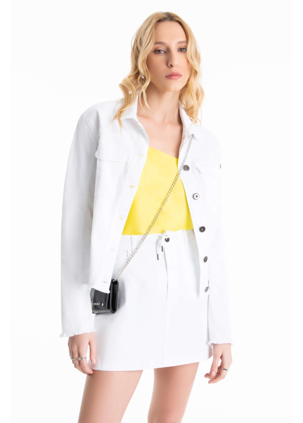Blusa Maite Alça Dupla Vintage Lemon