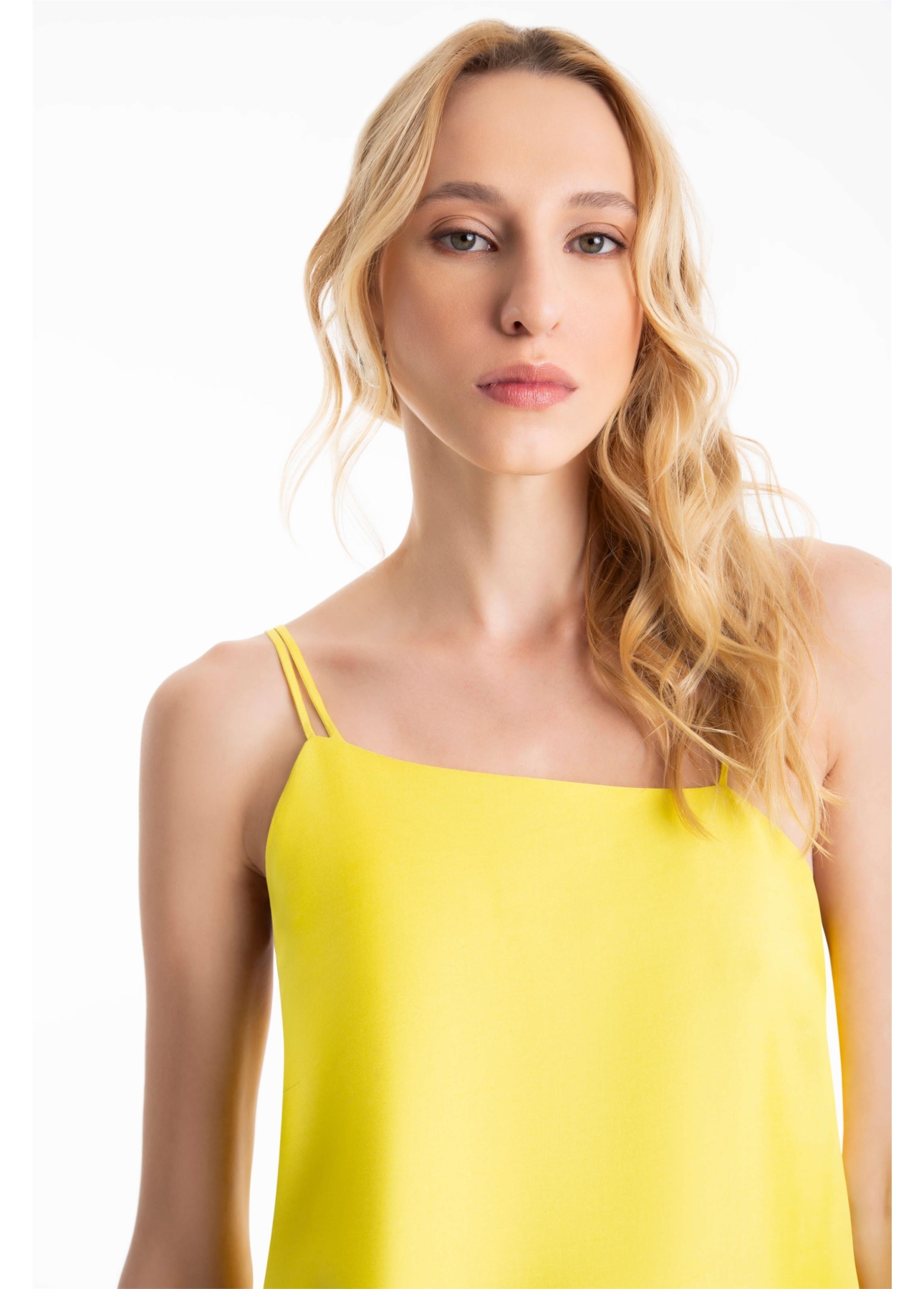Blusa Maite Alça Dupla Vintage Lemon