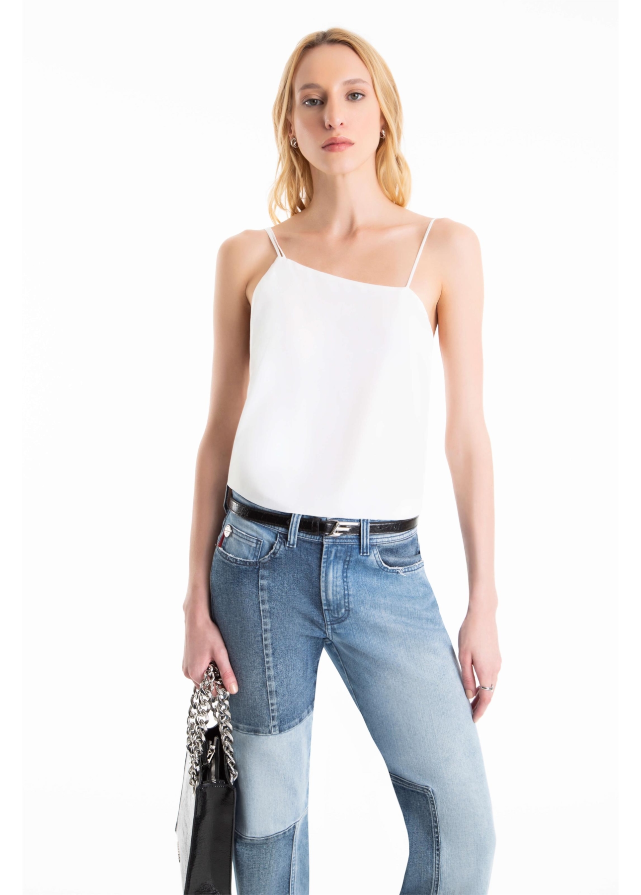 Blusa Maite Alça Dupla Vintage Off White