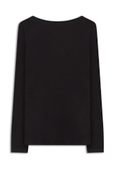 Blusa Malha Ellus Viscose Ilhós Preto