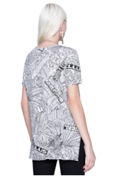 Blusa Malha Jungle Fever Off White