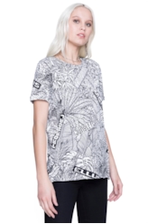 Blusa Malha Jungle Fever Off White