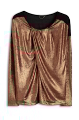 Blusa Mescla Metal Torcao Bordeaux