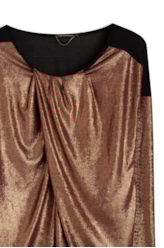 Blusa Mescla Metal Torcao Bordeaux