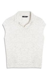 Blusa Mescla Polo Jersey Off White Mescla