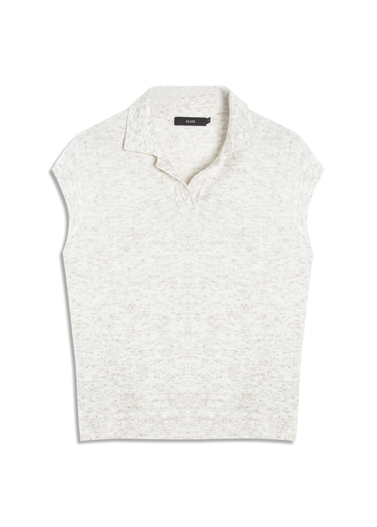 Blusa Mescla Polo Jersey Off White Mescla