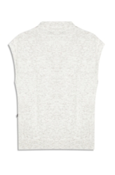 Blusa Mescla Polo Jersey Off White Mescla