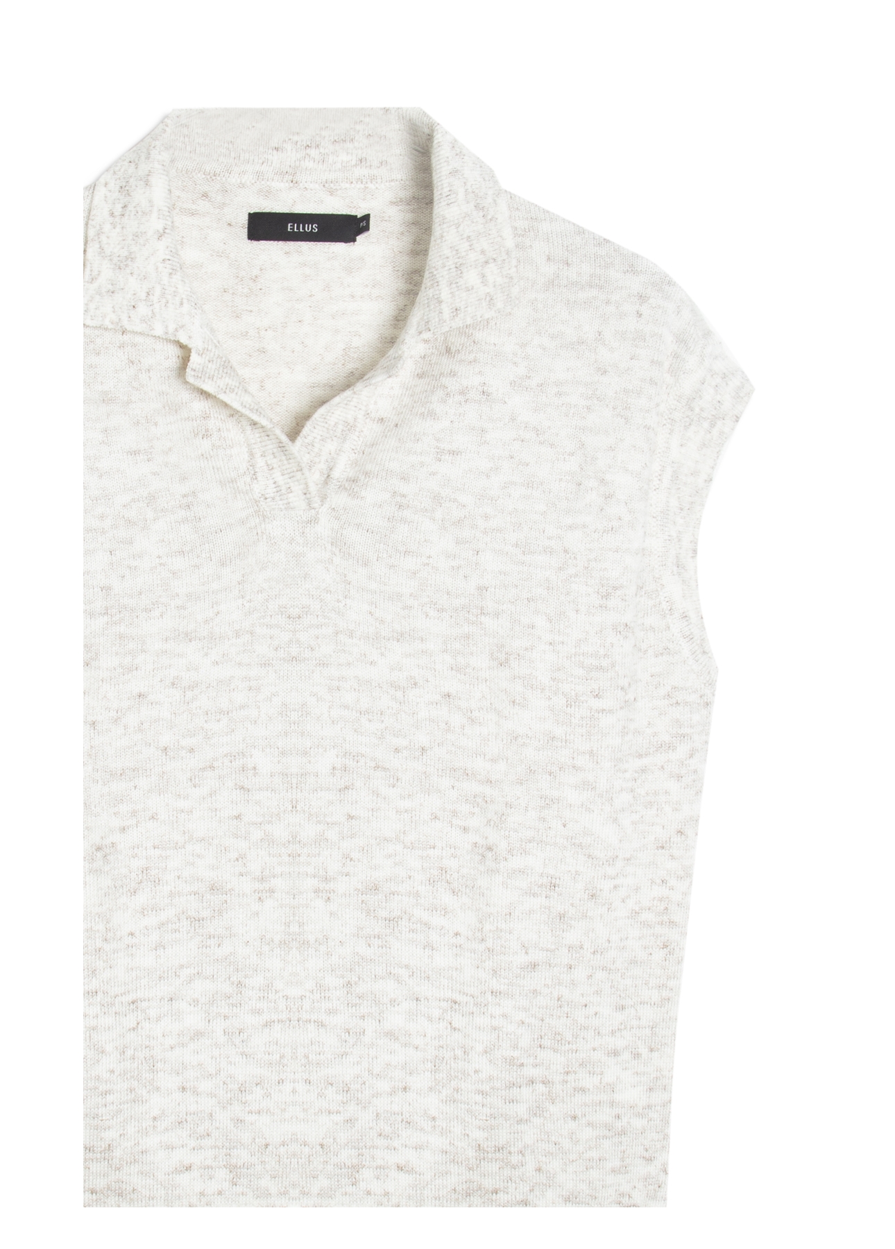 Blusa Mescla Polo Jersey Off White Mescla