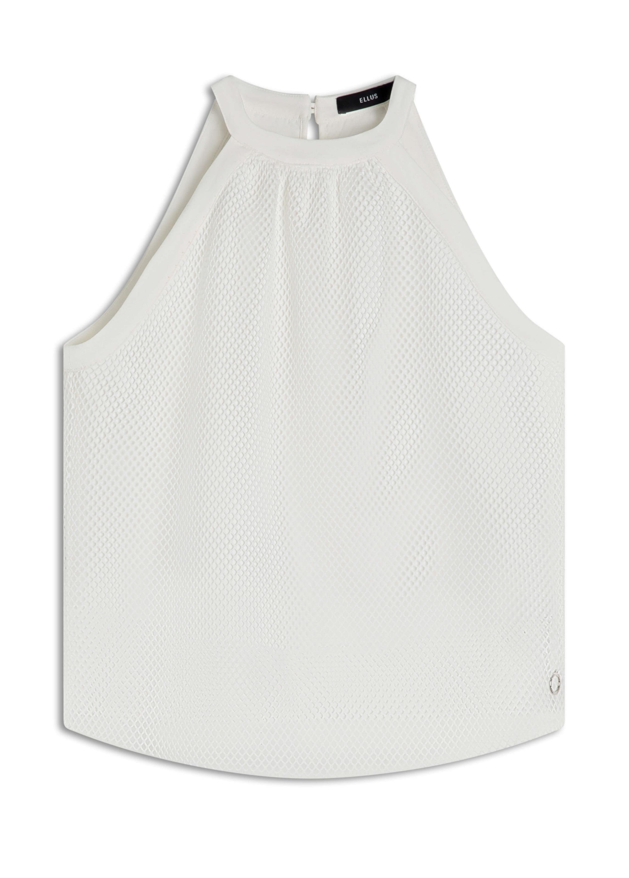 Blusa Mesh Cava Americana Branco