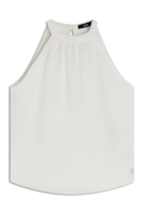 Blusa Mesh Cava Americana Branco