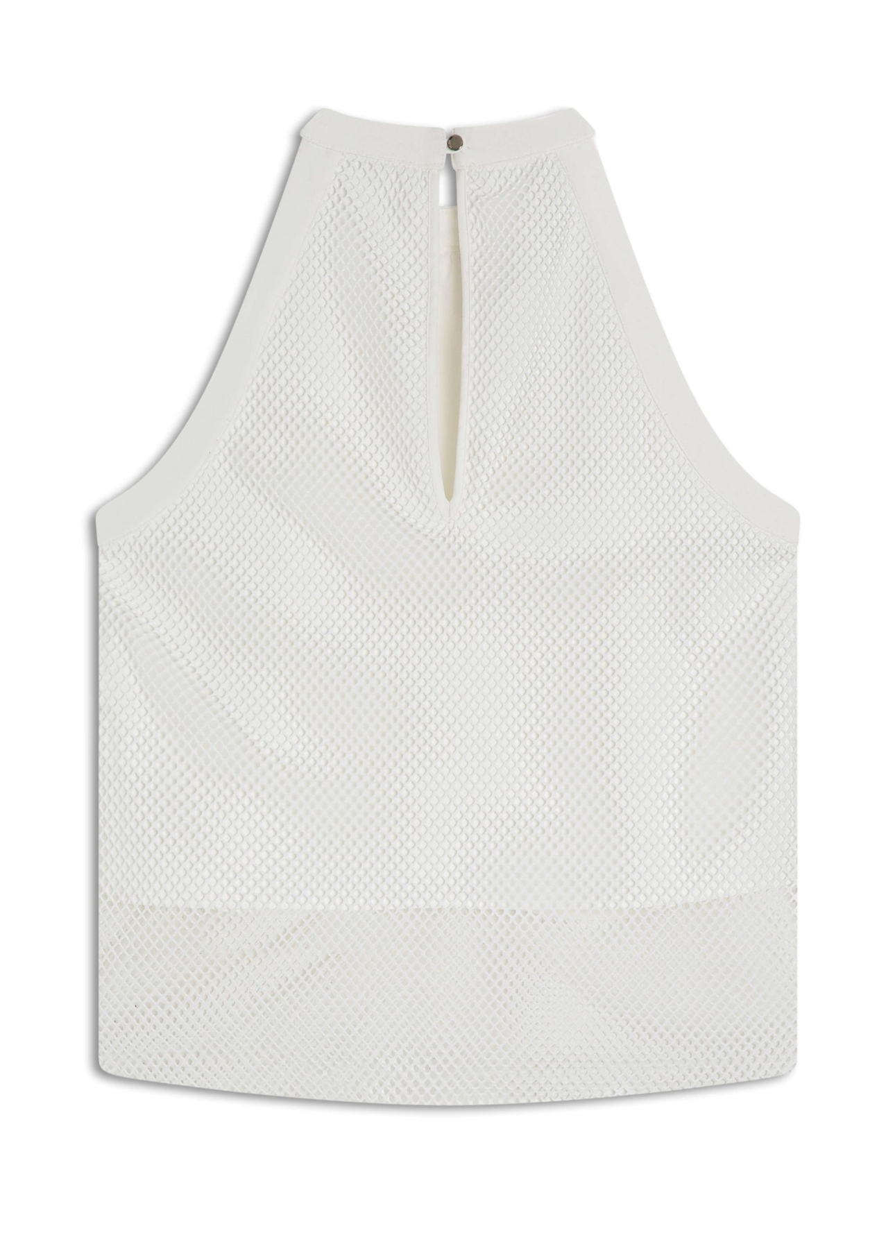 Blusa Mesh Cava Americana Branco